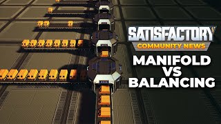 Satisfactory Manifold vs Load Balancing for Belts  Tutorial [upl. by Aremahs842]