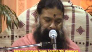 Sharanu Nannaya Rama bhajan by Sri Ganapathy Sachchidananda Swamiji [upl. by Erdnoid]