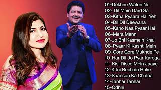 Best Of Alka Yagnik And Udit Narayan Songs  Evergreen 90s Songs [upl. by Tobiah]