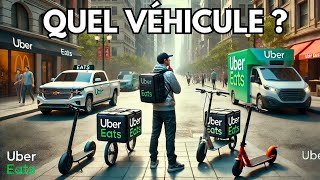 Quel est le MEILLEUR véhicule pour être livreur Uber Eats [upl. by Dviad]