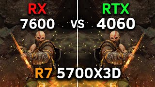 RX 7600 vs RTX 4060  Test in 17 Games at 1080p  RYZEN 7 5700X3D  2024 [upl. by Tingley599]