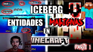 TODAS LAS ENTIDADES MALIGNAS de MINECRAFT  HEROBRINE  ENTIDAD 303  NULL y MAS😨😱 [upl. by Adriaens]