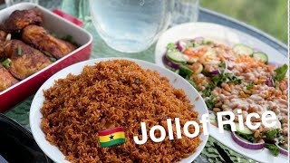 GHANA JOLLOF RICE RECIPE  ESP1  GHANAIAN JOLLOF SERIES  GHANASTYLE jollofrice LOVYSTOUCH [upl. by Bywoods]