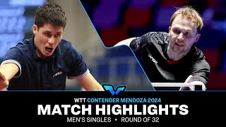 Benedek Olah vs Benedikt Duda  MS R32  WTT Contender Mendoza 2024 [upl. by Faust]