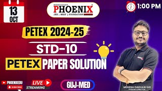 CLASS  10  GM  PETEX FULL PAPER SOLUTION  PHOENIX EDU [upl. by Yrevi]