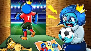 Siuuu BLUE Turn into a RONALDO Blue Story  NEW RAINBOW FRIEND 2 ANIMATION  Rainbow Magic TDC [upl. by Aicilak]