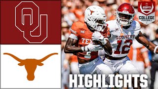 🚨 RED RIVER SHOWDOWN 🚨 Texas Longhorns vs Oklahoma Sooners  Full Game Highlights [upl. by Orme]