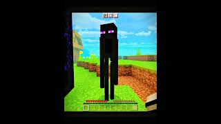 Enderman Helped me a lot😊shorts [upl. by Orlena]