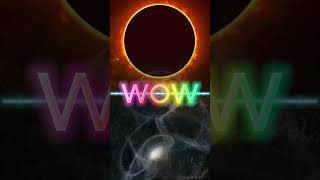 solar eclipse vs galaxy collision in 8april🤯💀shorts solarsystem earth [upl. by Ellenor547]