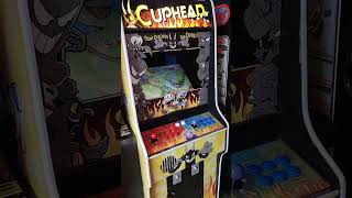 Cuphead cabinet at Cidercade Dallas [upl. by Selene]