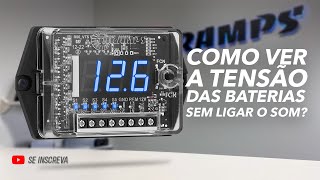 Como ver a Tensão das baterias sem ligar o som com Voltímetro Sequenciador Taramps VTS51 [upl. by Garvey453]