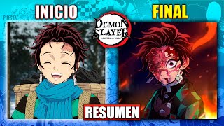 🔸Se VOLVIÓ CAZADOR para SALVAR a su HERMANA  Kimetsu no Yaiba RESUMEN Temporada 1234 y 5 [upl. by Otit]