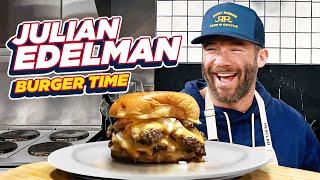 Julian Edelman Brings Back Burger Time  Whats For Lunch [upl. by Hound70]