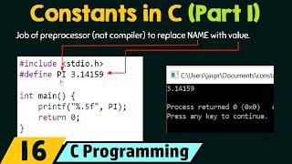 Constants in C Part 1 [upl. by Ray984]