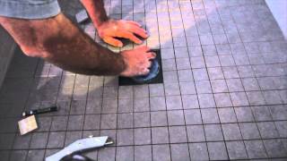 How to install ceramic tile on a shower floor [upl. by Nylzaj58]