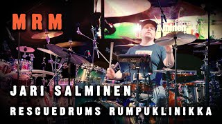 Jari Salminen  Rescuedrums rumpuklinikka 2024 [upl. by Brindle63]