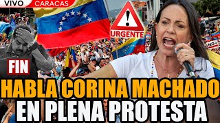 🔴HABLA MARIA CORINA MACHADO EN MARCHA EN VIVO 🔥FRAUDE DE MADURO🔥  FRAN FIJAP [upl. by Nodnyl973]