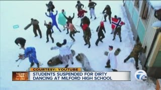 Milford High School student suspended for Harlem Shake video [upl. by Aramal527]