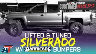 Lifted amp Tuned 2014 Silverado with Barricade Front amp Rear Bumper  AmericanTrucks Customer Builds [upl. by Odlareg]