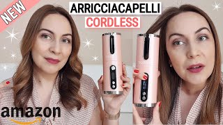 NUOVO ARRICCIACAPELLI AUTOMATICO CORDLESS PER FARE I RICCI E LE ONDE  OTTIMO X CAPELLI SOTTILI 👌 [upl. by Aneekat]