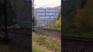 Czeskie Pendolino w ciasnych zakrętach [upl. by Alina]