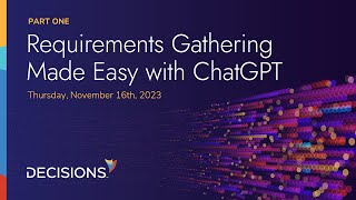 Requirements Gathering Made Easy with ChatGPT [upl. by Ryter]