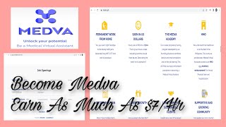 MEDVA  Healthcare Virtual Assistant I Work from Home [upl. by Ahsinrev236]