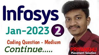 Infosys SP coding Question 2023 2  Infosys Specialist programmer coding questions 2023  Infosys [upl. by Nelan]