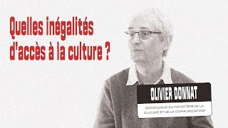 Quelles inégalités dans laccès à la culture  Interview dOlivier Donnat [upl. by Puett32]