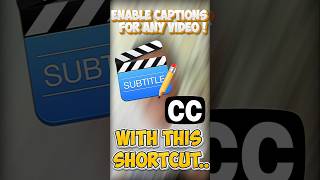 How to Turn On Auto Captions for Any Video on PC 🤯✅ tech techtips captions [upl. by Koch]