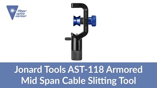 Jonard Tools AST118 Armored Cable Slitting Tool  Available from Fiber Optic Center [upl. by Lexine]