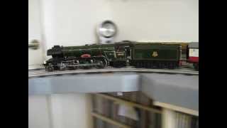 O Gauge Ace Trains A3 60103 Flying Scotsman at Tinkers Hill Model Railway Layout  OO 00 I NRM [upl. by Anallij]