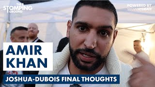 Amir Khan SHOCK Anthony Joshua vs Daniel Dubois Prediction [upl. by Alyos159]