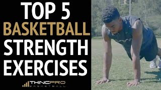 How To Top 5 Explosive Basketball Strength Exercises For Basketball Players At Home [upl. by Dan]