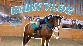 LEARNING TO JUMP  Horse Riding Vlog [upl. by Polinski]