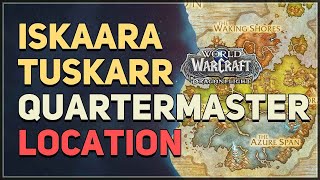 Iskaara Tuskarr Renown Quartermaster Location WoW [upl. by Okiam]