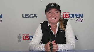 Amateur Adela Cernousek Thursday Flash Interview 2024 79th Womens US Open © USGA [upl. by Toddie]