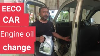 EECO CAR engine oil change daddyson8220 [upl. by Llahsram]