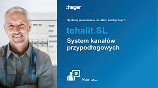 tehalitSL  System kanałów przypodłogowych  Hager [upl. by Morell597]