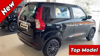 New WAGON R ZXI Plus 2024  Maruti Suzuki WAGON R TOP Model 2024 Black Colour Review [upl. by Kessel419]