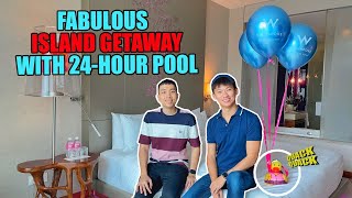 Fabulous Room W Singapore  Sentosa Cove  Hotel Review [upl. by Ybrad]