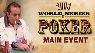 WSOP 2003 Main Event  Day 4 with Sammy Farha Phil Ivey amp Phil Hellmuth [upl. by Mundy]