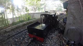 ROUNDHOUSE LOCOMOTIVE COAL FIRED  STEAM TEST [upl. by Norrie]