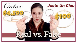 REAL vs FAKE CARTIER JUSTE UN CLOU Genuine vs Replica InDepth Comparison  My First Luxury [upl. by Aliahs832]