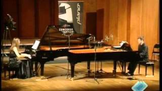 Ravel LA VALSE 2 pianos Ingmar Piano Duo [upl. by Aneertak]