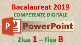 Competente digitale 2019 ziua 1 PowerPoint [upl. by Olumor]