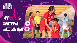 Highlights Indonesia vs Kamboja  AFF Women’s Cup 2024 [upl. by Ahsito105]