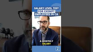 Salary Level Test for Exempt Employees in California [upl. by Enilatan728]