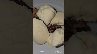 shortvideo  Pecan pie and vanilla ice cream [upl. by Nittirb]