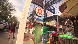 Songkran on the streets of Thailand shooting water pistols on a bike in the sunny city of Phuket [upl. by Anaiek137]